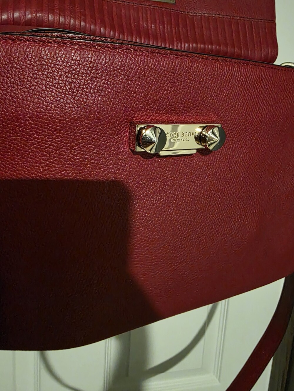 Henri Bendel Modern Icon Satchel in red (often listed as "Sundried Tomato") - Picture 7 of 13